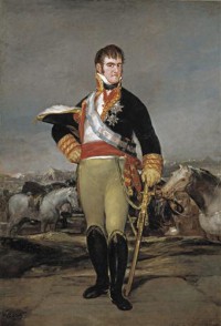 Картина автора Гойя Франсиско под названием Fernando VII at camp