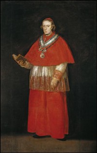 Картина автора Гойя Франсиско под названием Cardinal Luis Maria de Bourbon e Vallabriga