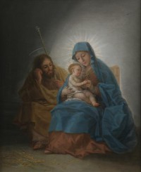 Картина автора Гойя Франсиско под названием The Holy Family