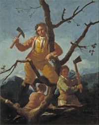 Картина автора Гойя Франсиско под названием The Woodcutters