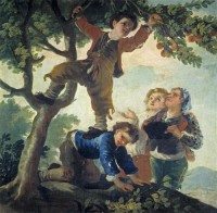 Картина автора Гойя Франсиско под названием Boys Picking Fruit