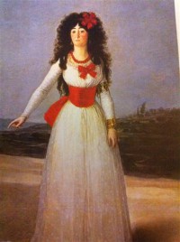 Картина автора Гойя Франсиско под названием Alba  				 - Герцогиня Альба