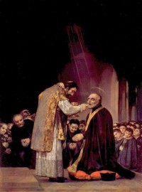Картина автора Гойя Франсиско под названием The Last Communion of St. Joseph of Calasanza