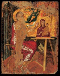 Картина автора Греко Эль под названием Saint Luke Drawing the Virgin  				 - Св. Лука рисует Богоматерь