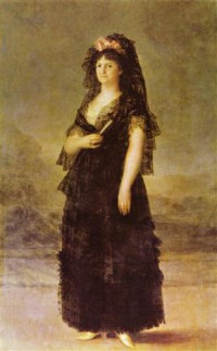 Картина автора Гойя Франсиско под названием Portrait of the Queen of Spain Maria Louisa, née Bourbon-Parma