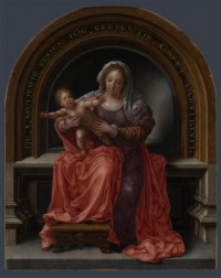 Картина автора Госсарт Ян под названием The Virgin and Child