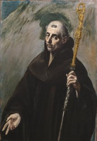 Картина автора Греко Эль под названием Saint Benedict