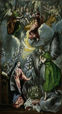 Картина автора Греко Эль под названием Annunciation