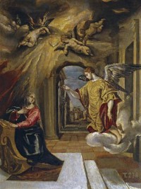 Картина автора Греко Эль под названием The Annunciation