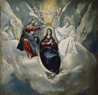 Картина автора Греко Эль под названием The Coronation of the Virgin