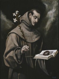 Картина автора Греко Эль под названием Saint Anthony of Padua