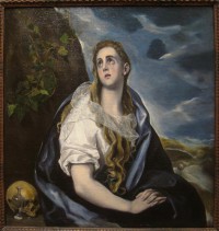 Картина автора Греко Эль под названием The Repentant Magdalen