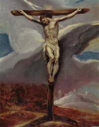 Картина автора Греко Эль под названием Christus am Kreuz