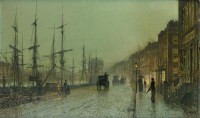 Картина автора Гримшоу Джон Эткинсон под названием Glasgow Docks