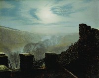 Картина автора Гримшоу Джон Эткинсон под названием Full moon, Roundhay Park Castle