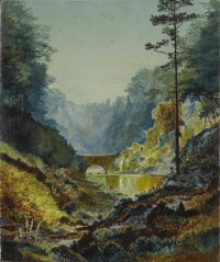 Картина автора Гримшоу Джон Эткинсон под названием The Seven Arches, Adel Woods