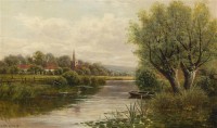 Картина автора Гримшоу Джон Эткинсон под названием Welsh River Landscape