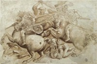Картина автора да Винчи Леонардо под названием Battle for Angriany  				 - Битва при Ангриании