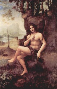 Картина автора да Винчи Леонардо под названием Bachus