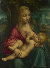 Картина автора да Винчи Леонардо под названием The Virgin and Child