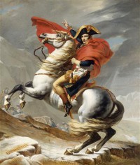 Картина автора Давид Жак Луи под названием Bonaparte franchissant le Grand Saint-Bernard
