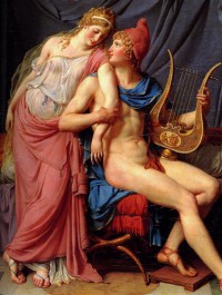 Картина автора Давид Жак Луи под названием The Courtship of Paris and Helen