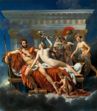 Картина автора Давид Жак Луи под названием March disarmed by Venus and Graces