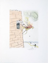 Картина автора Дали Сальвадор под названием Башня Гала