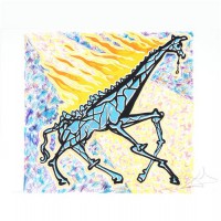 Картина автора Дали Сальвадор под названием Горящий жираф