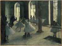 Картина автора Дега Эдгар под названием La Répétition au foyer de la danse