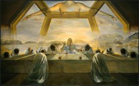 Картина автора Дали Сальвадор под названием The Sacrament of the Last Supper  				 - Тайная Вечеря