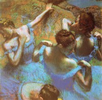 Картина автора Дега Эдгар под названием Голубые танцовщицы