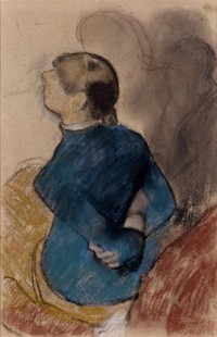 Картина автора Дега Эдгар под названием Young Woman in Blue