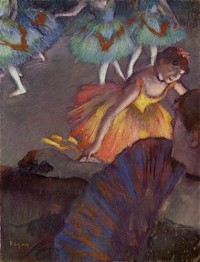 Картина автора Дега Эдгар под названием Ballett, von einer Loge aus gesehen