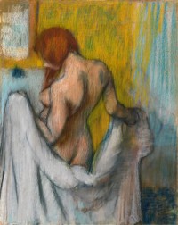 Картина автора Дега Эдгар под названием Женщина с полотенцем