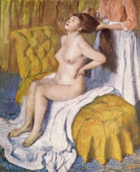 Картина автора Дега Эдгар под названием Woman Having Her Hair Combed