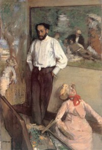 Картина автора Дега Эдгар под названием Portrait of the Painter Henri Michel-Levy