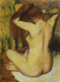 Картина автора Дега Эдгар под названием Femme se coiffant Woman being capped