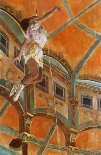 Картина автора Дега Эдгар под названием Miss Lala in the Circus Fernando