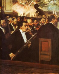 Картина автора Дега Эдгар под названием l'Orchestre de l'Opera