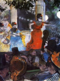 Картина автора Дега Эдгар под названием Le Cafe-concert des Ambassadeurs