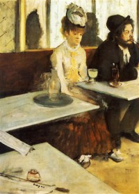 Картина автора Дега Эдгар под названием Au Cafe ou l'Absinthe