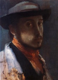 Картина автора Дега Эдгар под названием Degas au chapeau moi