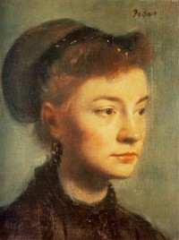 Картина автора Дега Эдгар под названием Portrait de Jeune femme