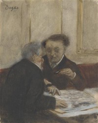 Картина автора Дега Эдгар под названием At the Café Châteaudun