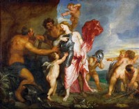Картина автора Дейк Антон под названием Венера в кузнице Вулкана