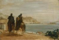 Картина автора Дега Эдгар под названием Promenade beside the Sea