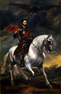 Картина автора Дейк Антон под названием Equestrian portrait of the Emperor Charles V