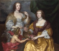 Картина автора Дейк Антон под названием Lady Elizabeth Thimbelby and her Sister