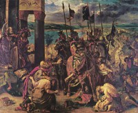 Картина автора Делакруа Эжен под названием The Entry of the Crusaders into Constantinople